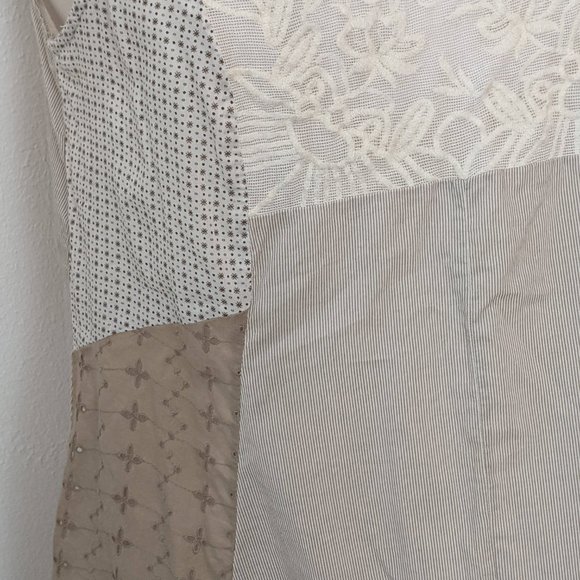 Cottagecore! Long Cotton Patchwork Tank - Picture 4 of 7